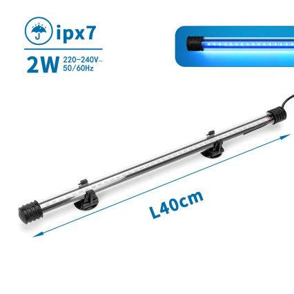 Nobleza - Iluminare LED pentru acvariu LED/2W/230V IPX7 40 cm