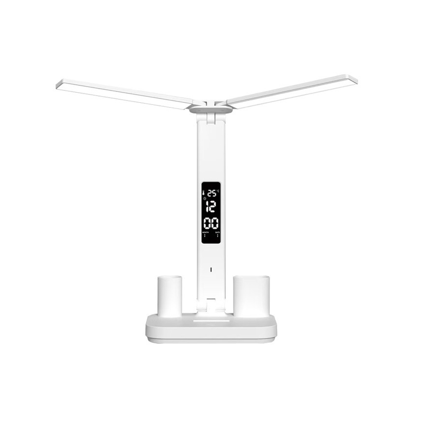 Lampă de birou LED reîncărcabilă cu reglare a intensității NOBLITE P LED/5W/5V 3000/4000/6000K 2200 mAh albă