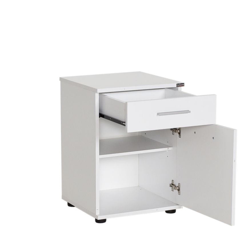 Noptieră 57x40 cm alb