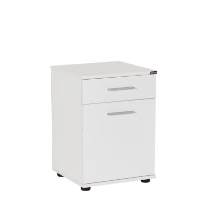 Noptieră 57x40 cm alb