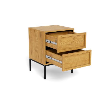 Noptieră ALIN 46 x 40 cm, maro deschis