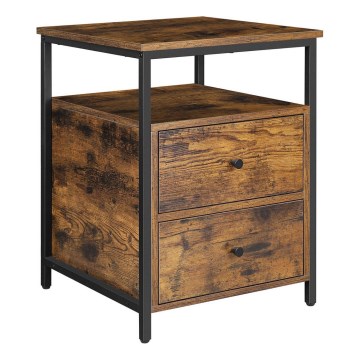 Noptieră ARIN maro/negru