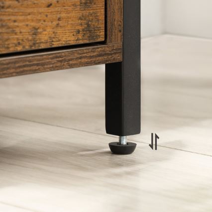 Noptieră ARIN maro/negru