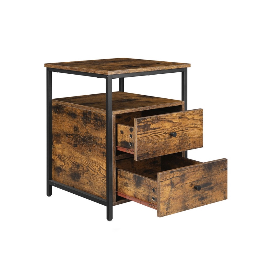 Noptieră ARIN maro/negru