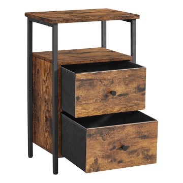 Noptieră ARIN maro/negru