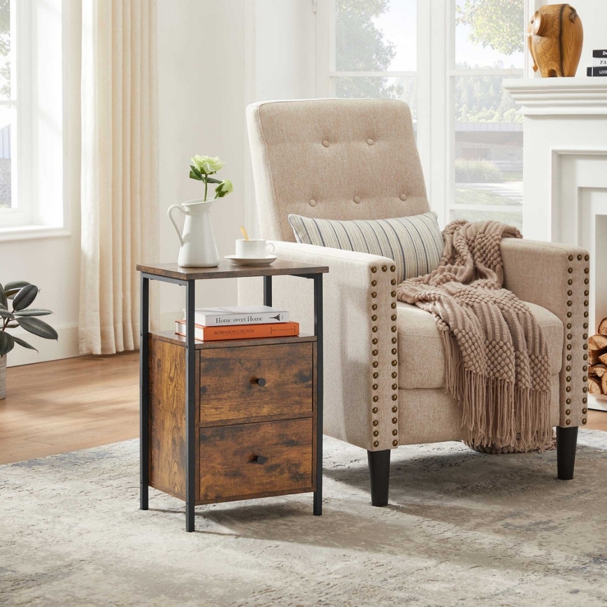 Noptieră ARIN maro/negru