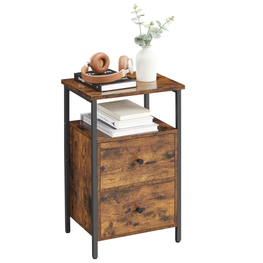 Noptieră ARIN maro/negru