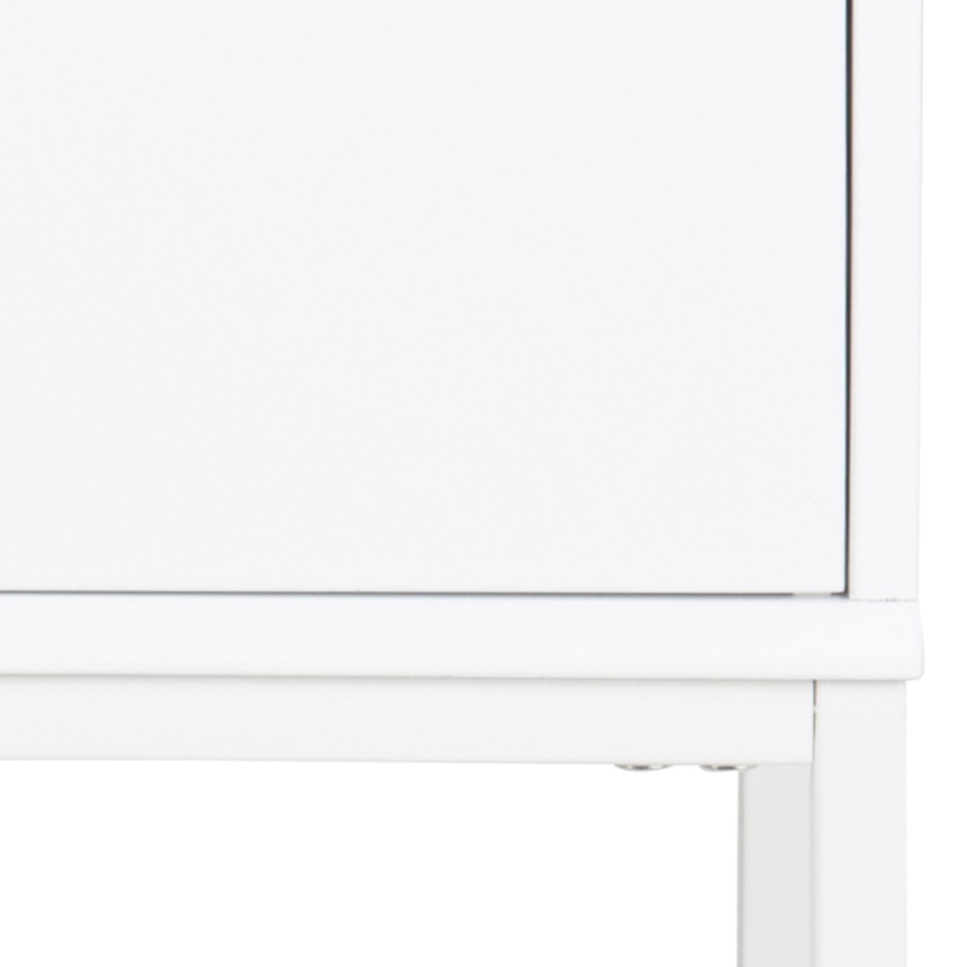 Noptieră CARLY albă