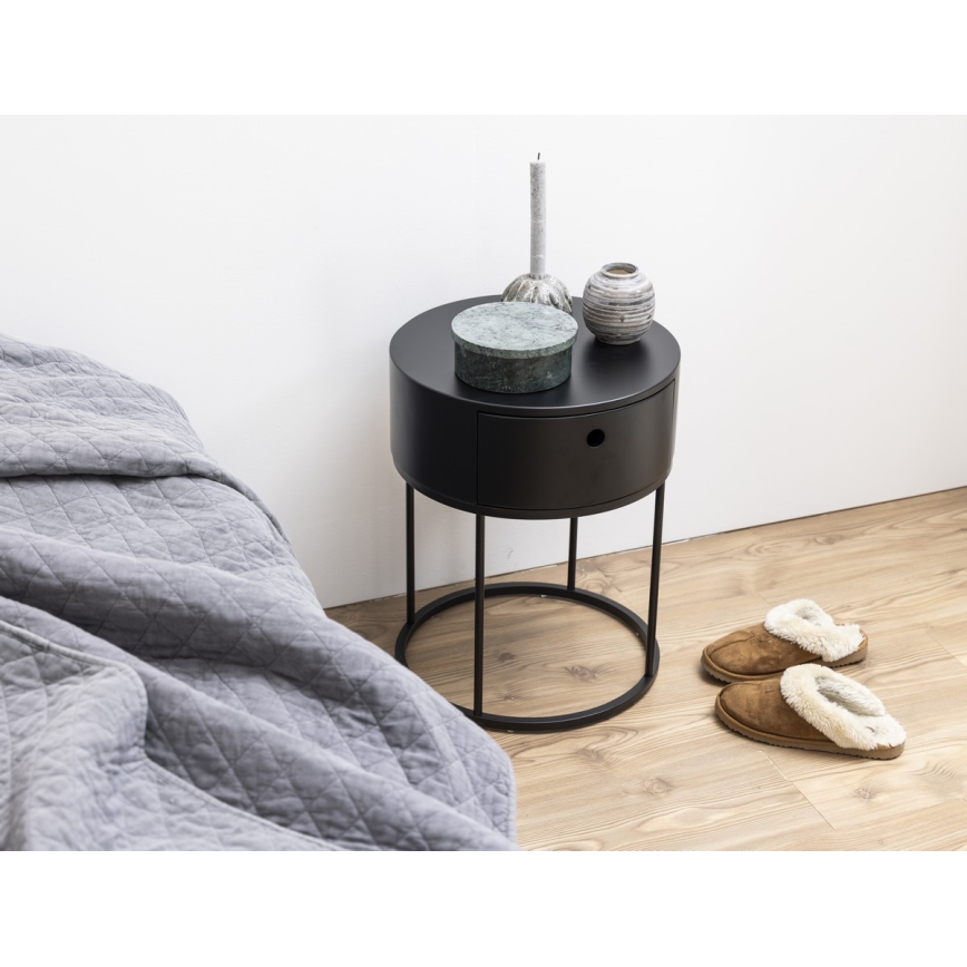 Noptieră COLUM neagră