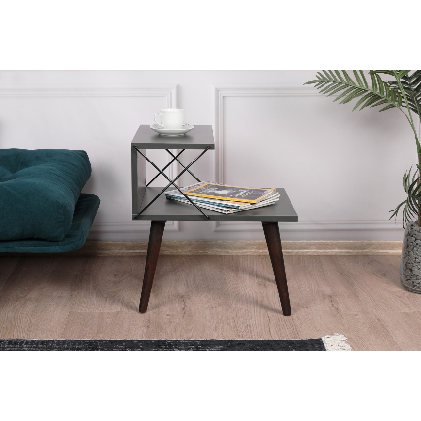 Noptieră CROSS 55x50 cm antracit