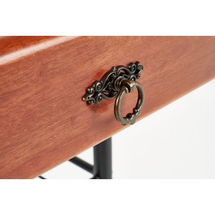 Noptieră FIONA 55x48 cm maro/negru