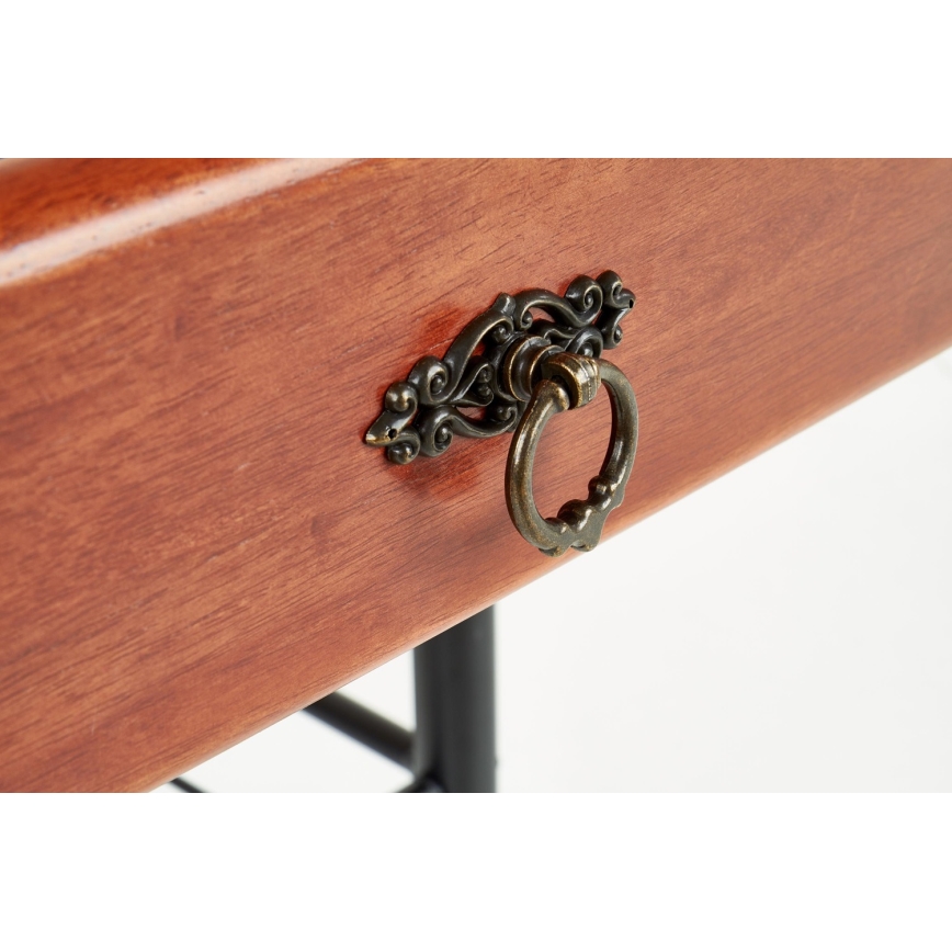 Noptieră FIONA 55x48 cm maro/negru