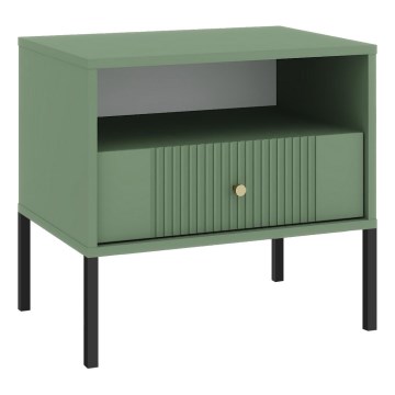 Noptieră LUE, verde/negru