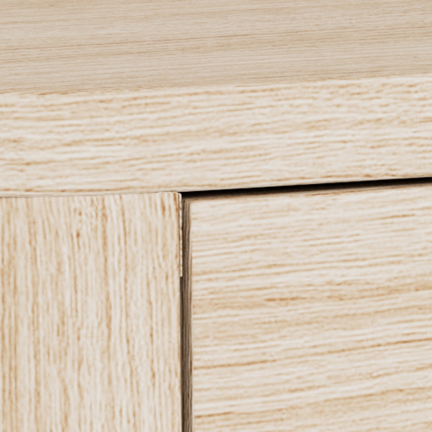 Noptieră MADERA, 46x30 cm, stejar alb