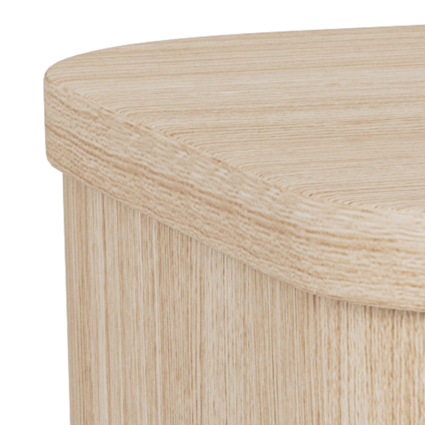 Noptieră MADERA, 46x30 cm, stejar alb