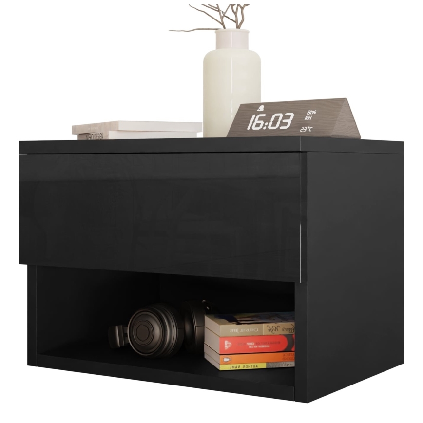 Noptieră NECE 32x45 cm negru