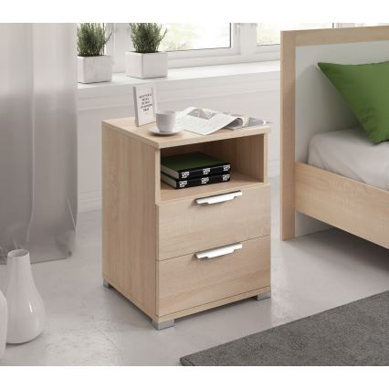 Noptieră NED, stejar Sonoma