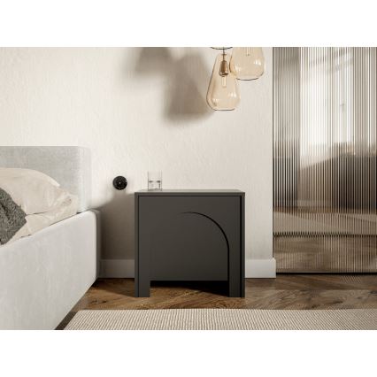Noptieră NIO, antracit