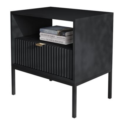 Noptieră NOVA 56x54 cm negru