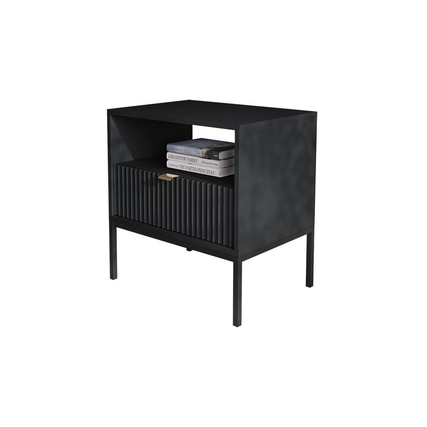 Noptieră NOVA 56x54 cm negru