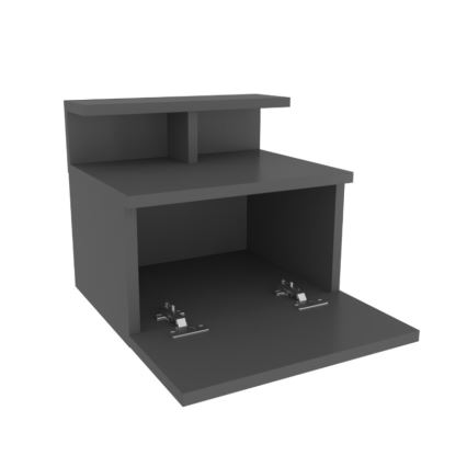 Noptieră NOVEN antracit