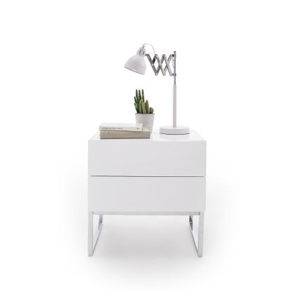 Noptieră ROCKY albă