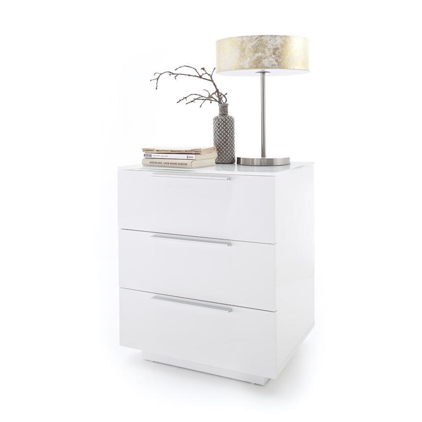 Noptieră ROCKY XXL albă