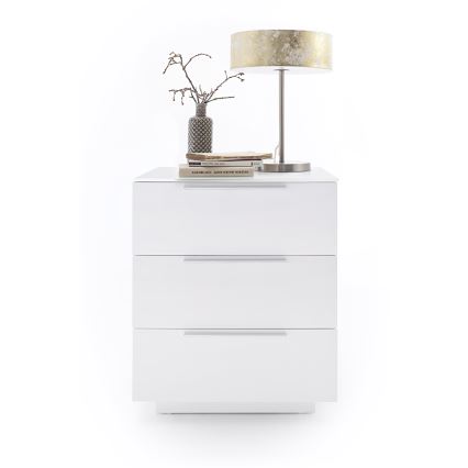 Noptieră ROCKY XXL albă