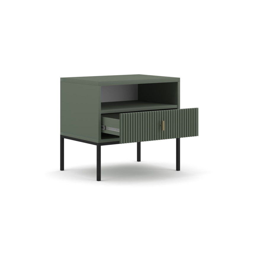 Noptieră SUE verde/negru