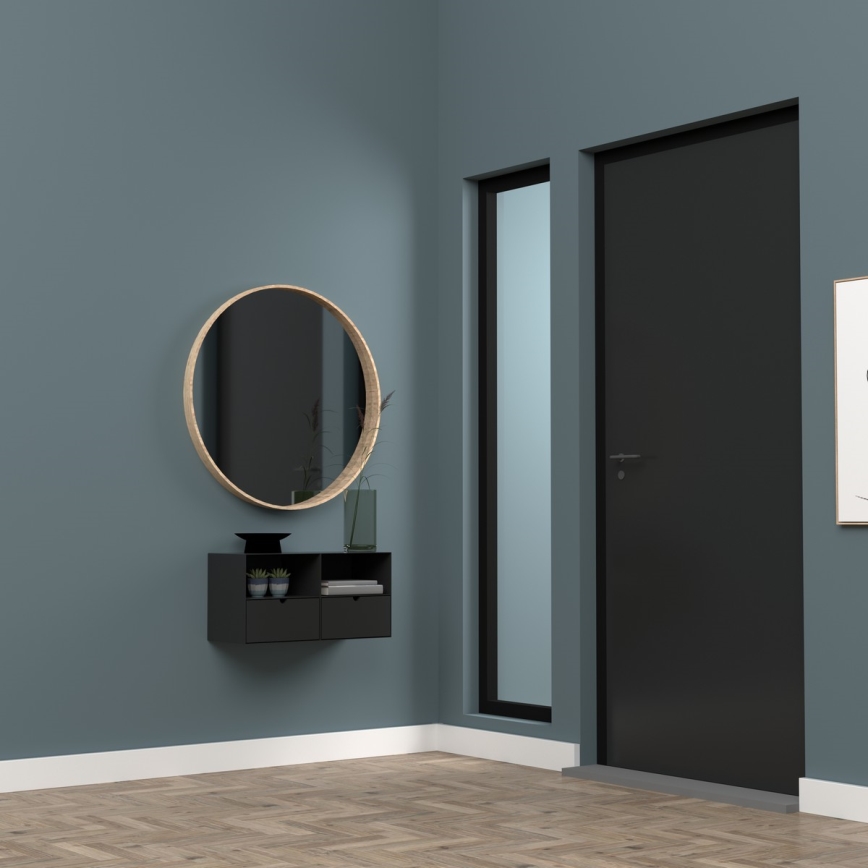 Noptieră suspendată BEKIM, negru