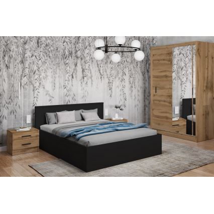 Noptieră TOD, stejar Wotan