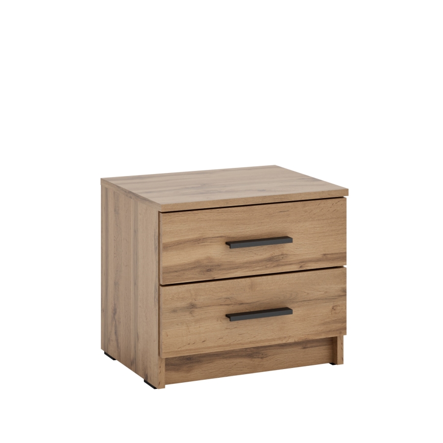 Noptieră TOD, stejar Wotan