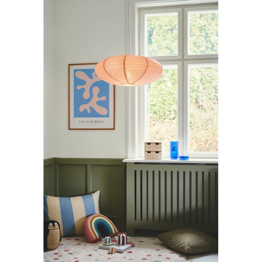 Nordlux - Abajur pentru candelabru VILLO E27, Ø 60 cm, roz