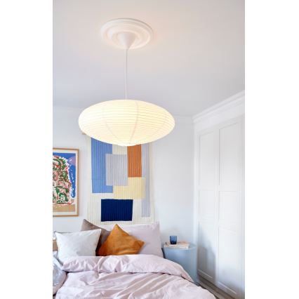 Nordlux - Abajur pentru candelabru VILLO E27, diametru 60 cm, alb