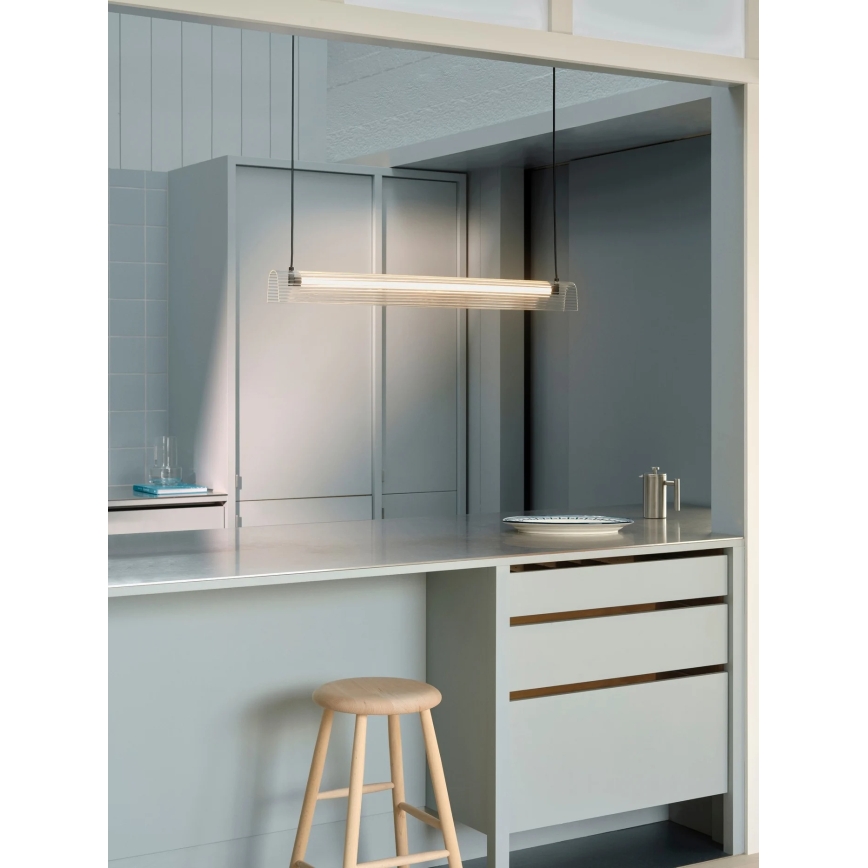 Nordlux - Lustru LED dimabil suspendat pe cablu ALIANI LED/20W/230V 3000K 100 cm negru/transparent