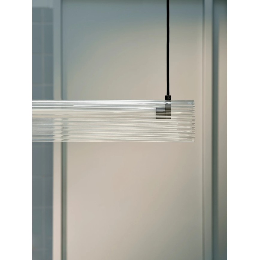 Nordlux - Lustru LED dimabil suspendat pe cablu ALIANI LED/20W/230V 3000K 100 cm negru/transparent