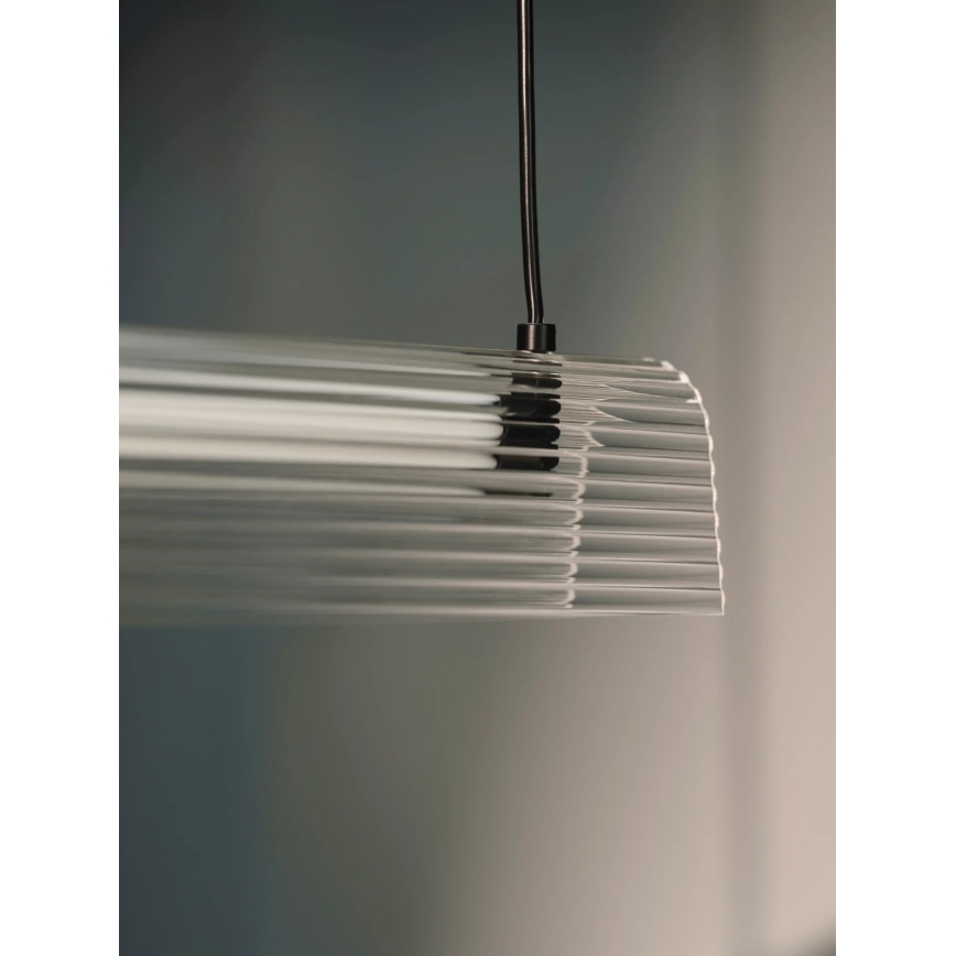 Nordlux - Lustru LED dimabil suspendat pe cablu ALIANI LED/20W/230V 3000K 100 cm negru/transparent