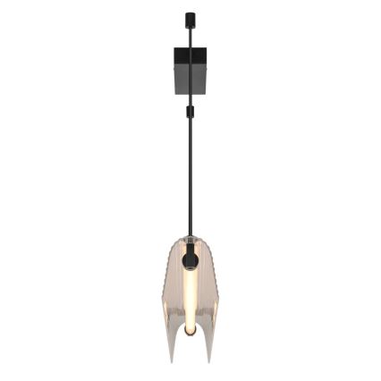 Nordlux - Lustru LED dimabil suspendat pe cablu ALIANI LED/20W/230V 3000K 100 cm negru/transparent