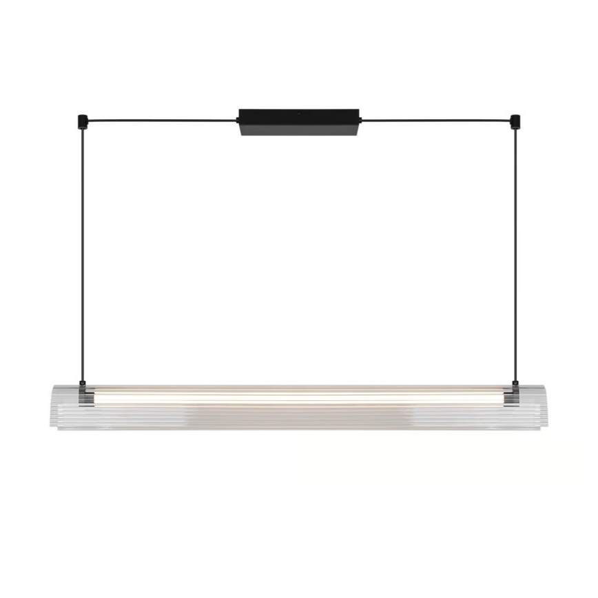 Nordlux - Lustru LED dimabil suspendat pe cablu ALIANI LED/20W/230V 3000K 100 cm negru/transparent
