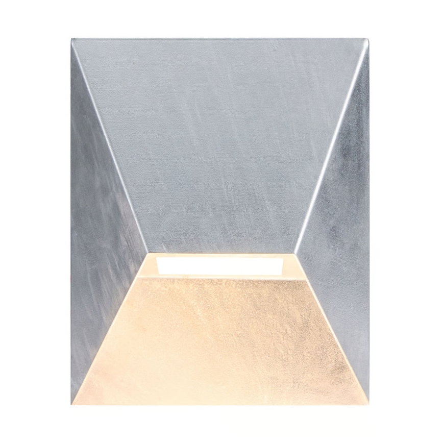 Nordlux - Aplică de exterior PONTIO 1xGU10/25W/230V IP54 argintie