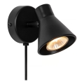 Nordlux - Aplică de perete EIK 1xGU10/35W/230V neagră