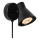 Nordlux - Aplică de perete EIK 1xGU10/35W/230V neagră