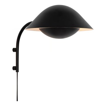 Nordlux - Aplica de perete FREYA 1xE14/40W/230V neagră