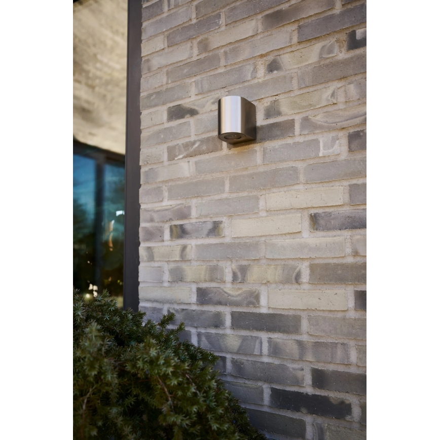 Nordlux - Aplică de perete LED pentru exterior CANTO, 2xLED/6W/230V, IP44, inox
