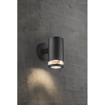 Nordlux - Aplica de perete pentru exterior BIRK 1xGU10/28W/230V IP44 negru