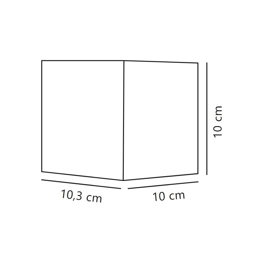 Nordlux - Aplica de perete pentru exterior MILDA LED/4,9W/230V IP44 negru