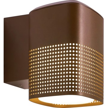 Nordlux - Aplică de perete pentru exterior SIDARA 1xE27/15W/230V IP54 maro