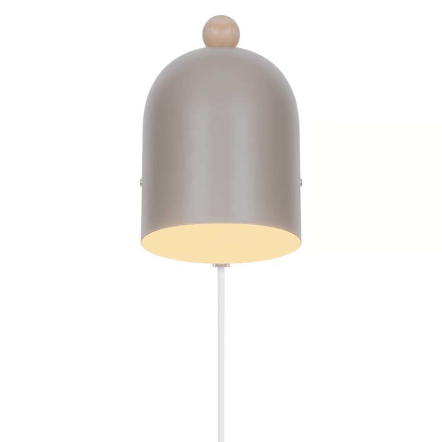 Nordlux - Aplică de perete tip spot GASTON 1xE27/15W/230V bej