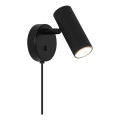 Nordlux - Aplica de perete tip spot VICO 1xGU10/5W/230V, negru