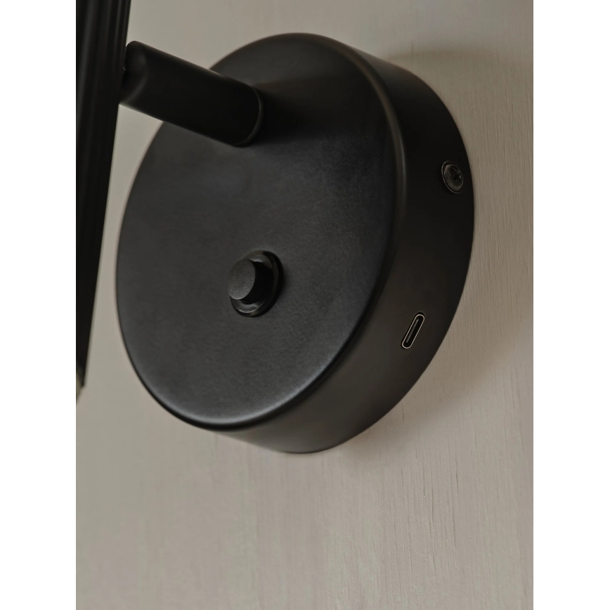 Nordlux - Aplica de perete tip spot VICO 1xGU10/5W/230V, negru